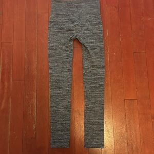 Gray thick leggings